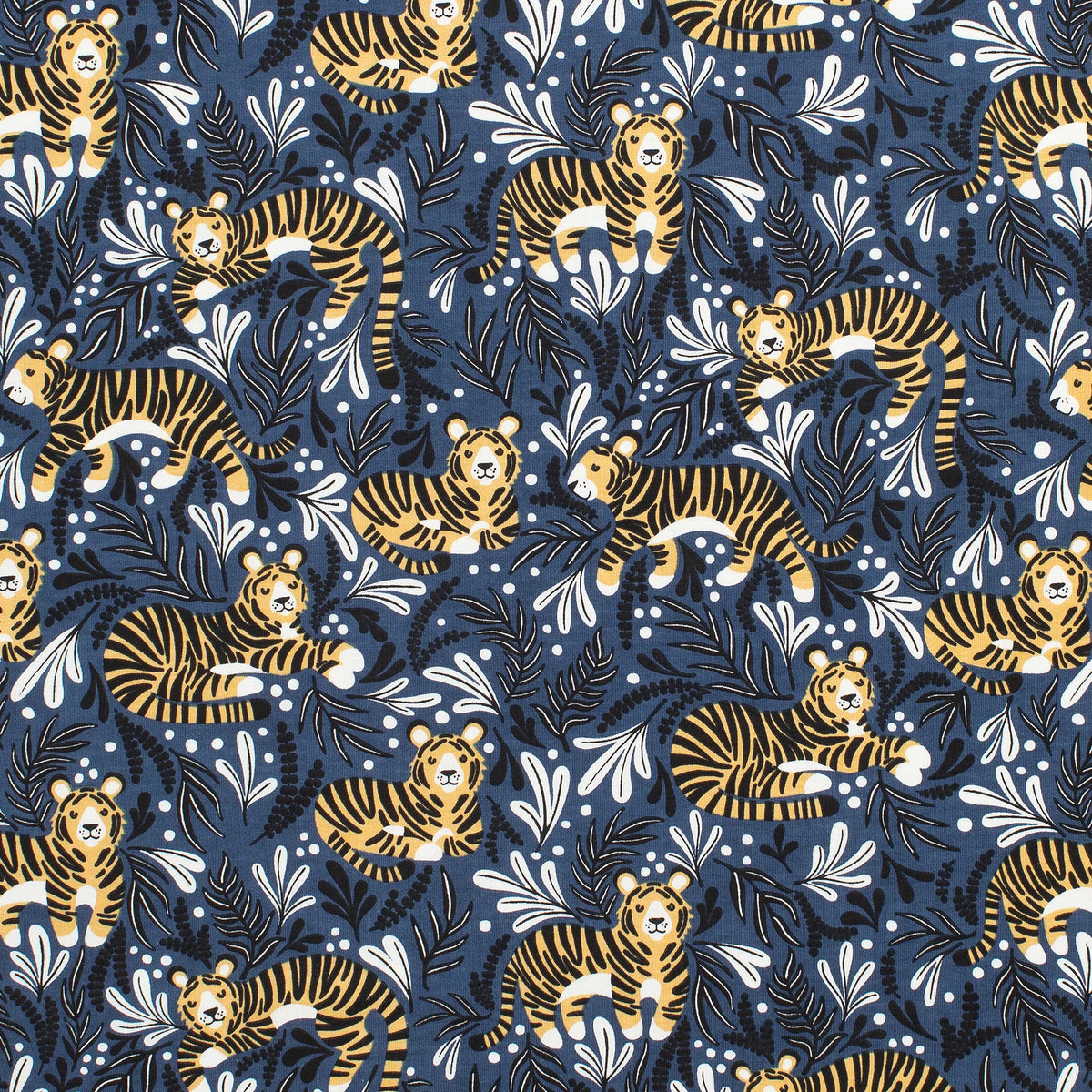 French Terry Jumpsuit - Dreaming Tigers Navy