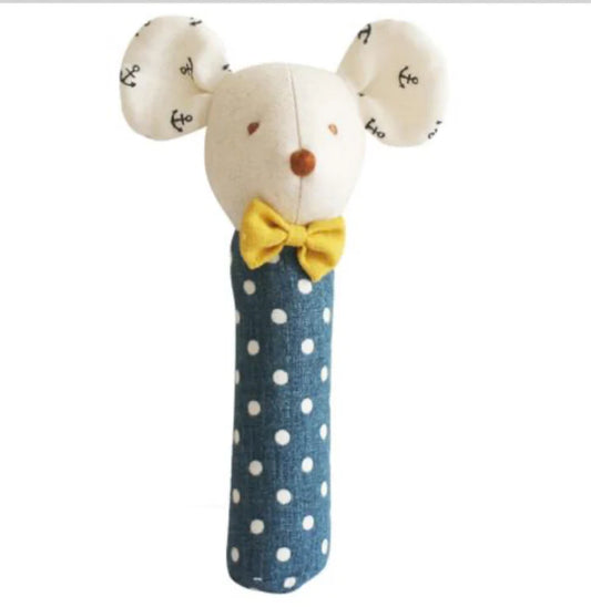 Mouse Squeaker Navy