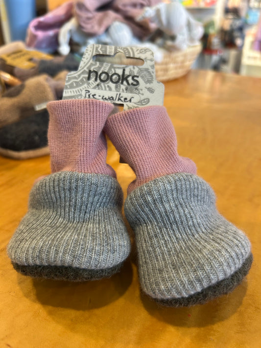 Upcycled Cashmere Pre-walker Booties