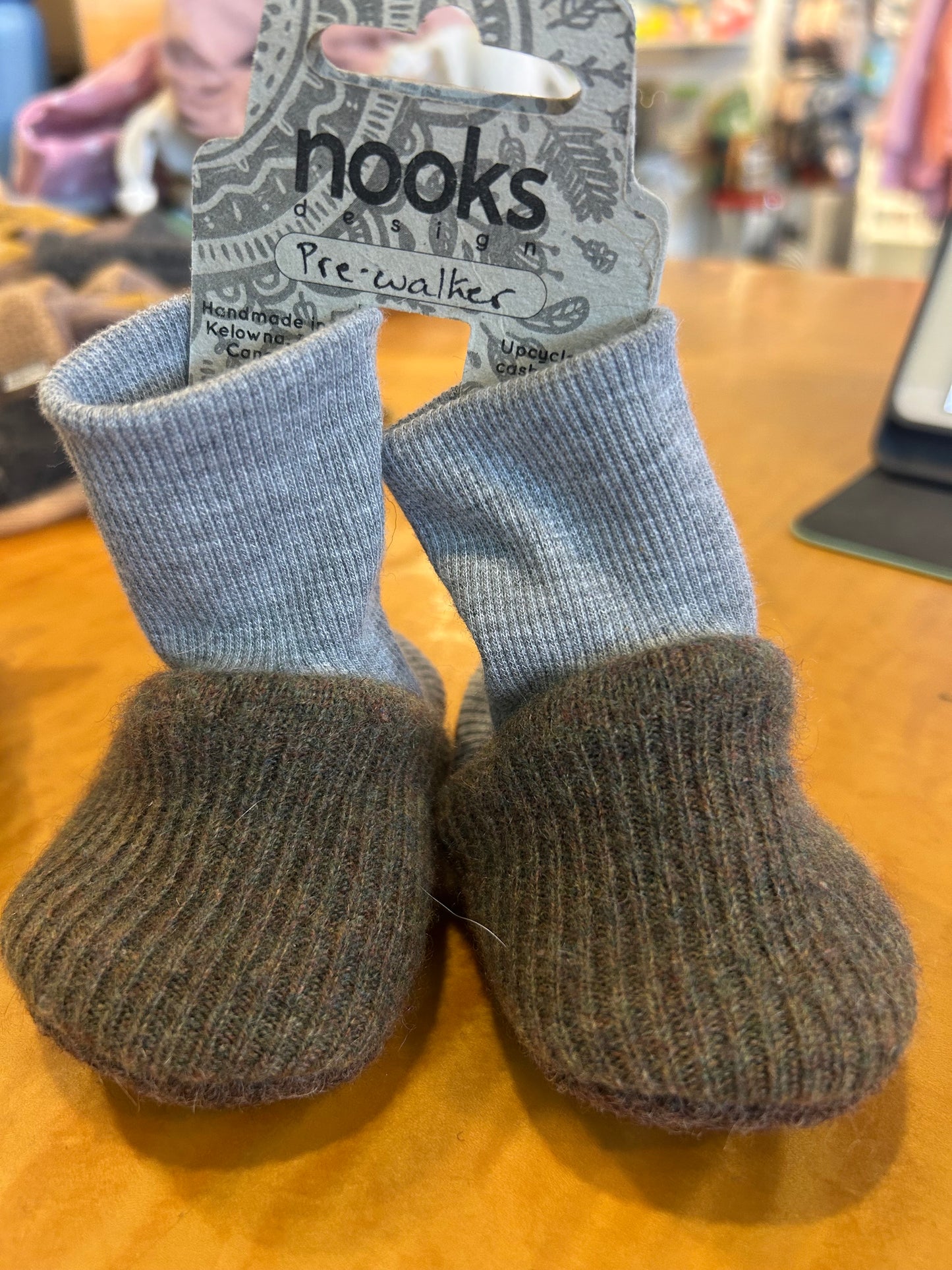 Upcycled Cashmere Pre-walker Booties