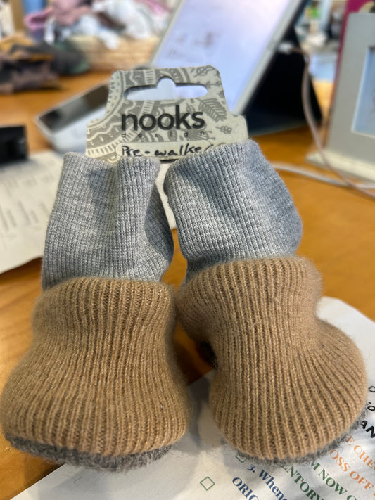 Upcycled Cashmere Pre-walker Booties
