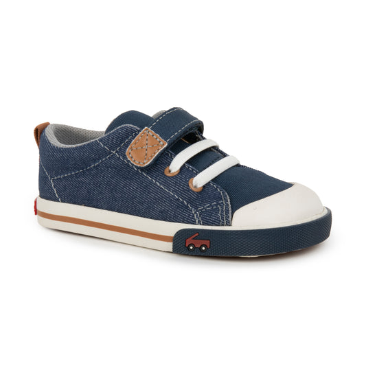 Stevie II | Navy Denim Sneaker