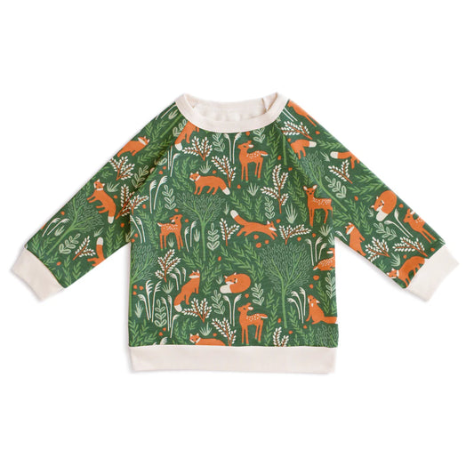 Sweatshirt | Deer & Foxes Green