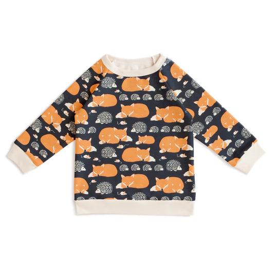 Sweatshirt | Foxes & Hedgehogs Night Sky