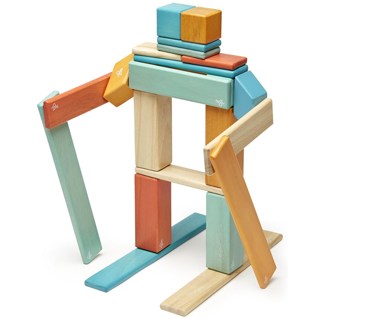 Tegu Magnetic Wooden Blocks - 24 Piece Set