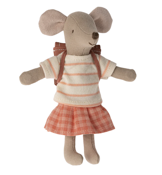 Tricycle Mouse Big Sister | Coral