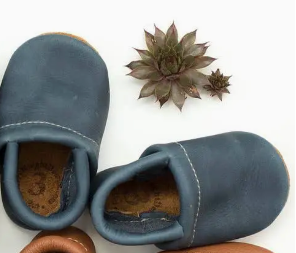 Toddler Infant Baby Moccasin | Lichen, Wood, Navy