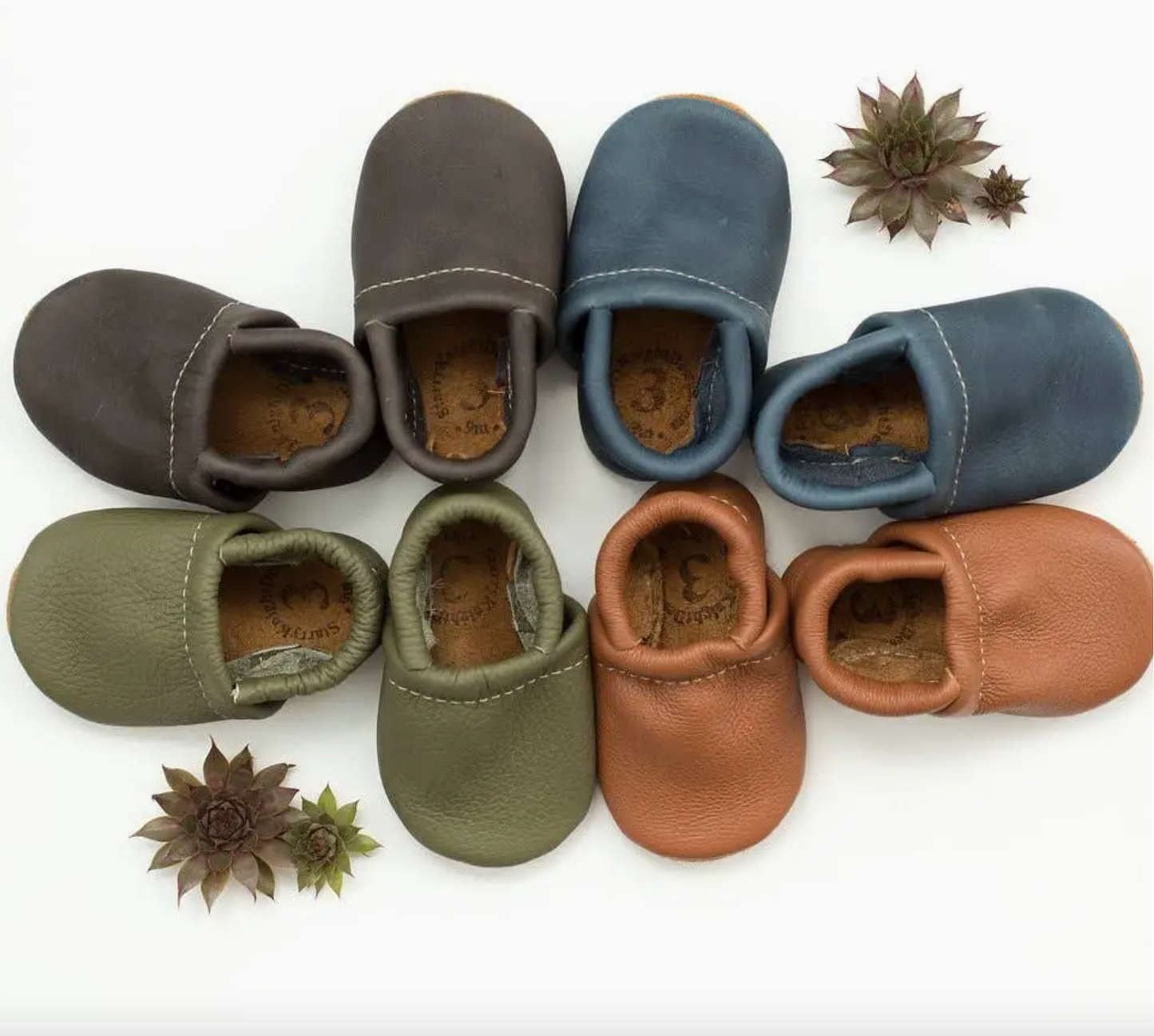 Toddler Infant Baby Moccasin | Lichen, Wood, Navy
