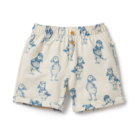Organic Pocket Tee + Shorts Set | Petit Puffin