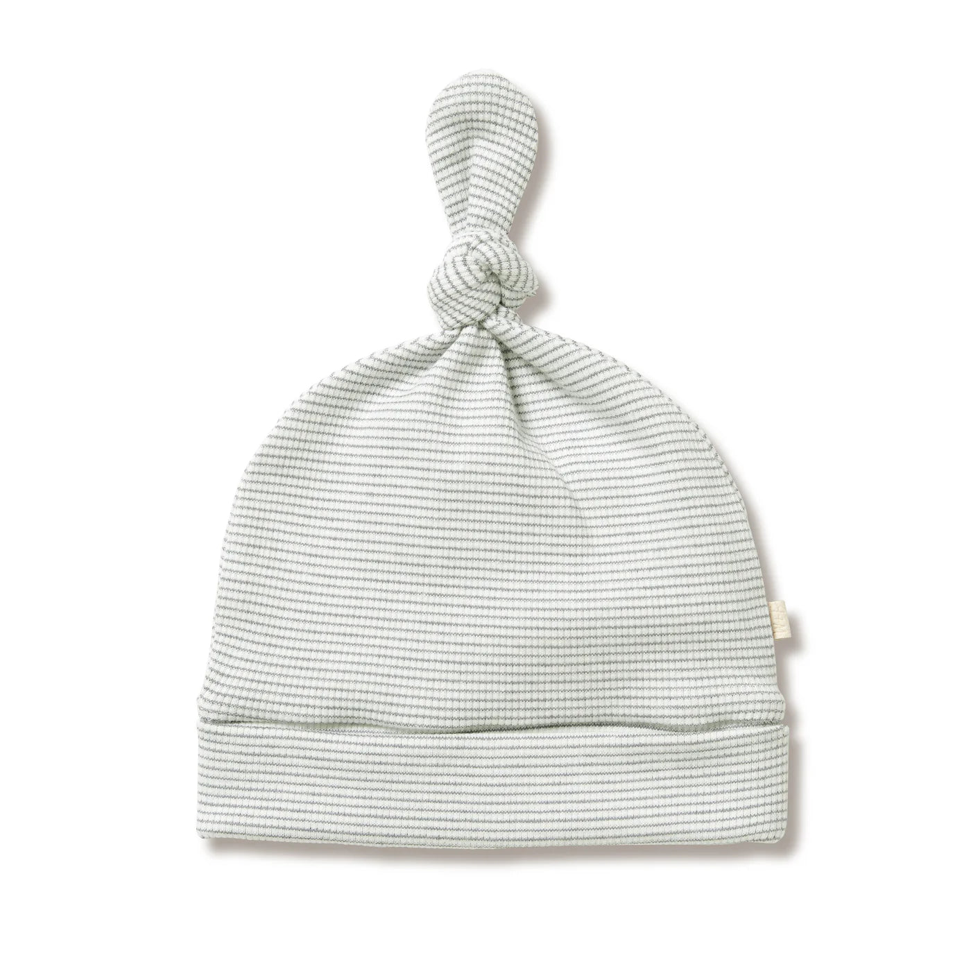 Fern Organic Stripe Rib Knot Hat