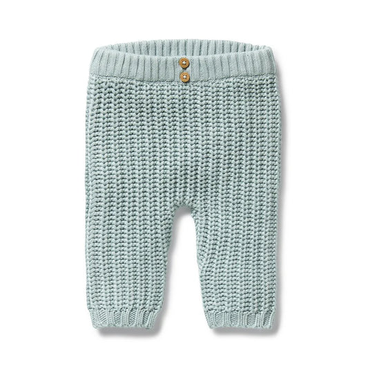 Duck Egg Organic Knitted Legging