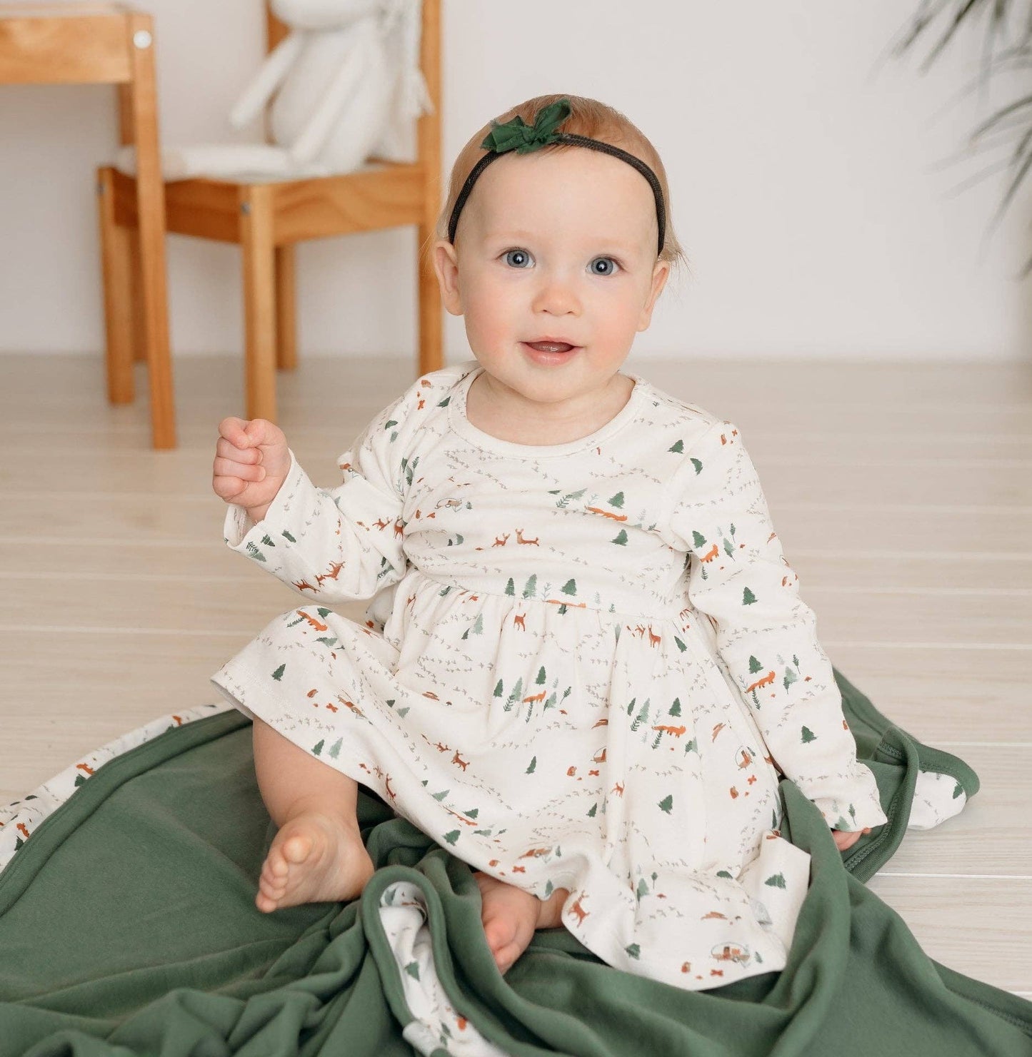 Reversible blanket | into the woods