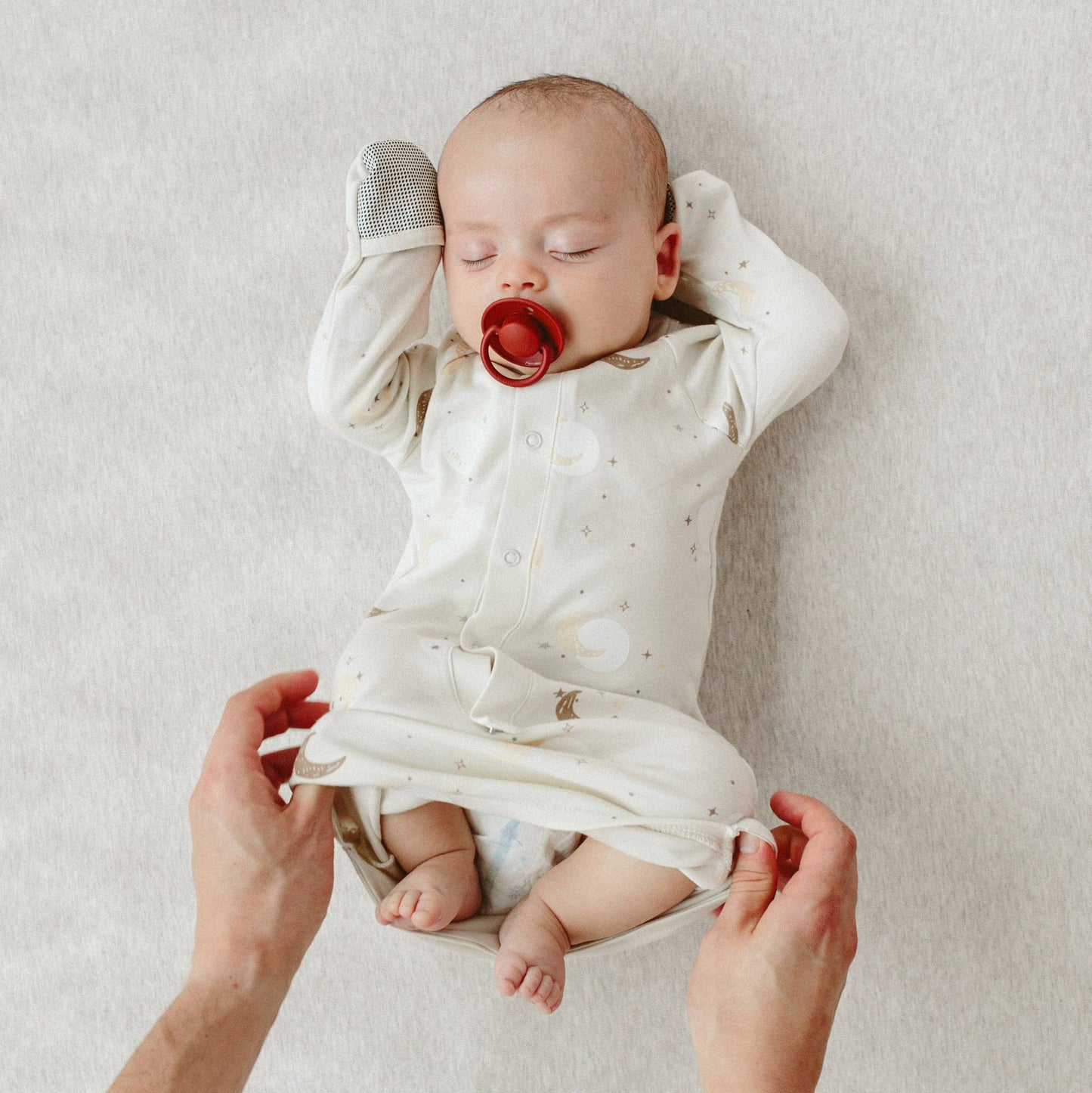 24 Hour Convertible Sleeper Baby Gown - Luna
