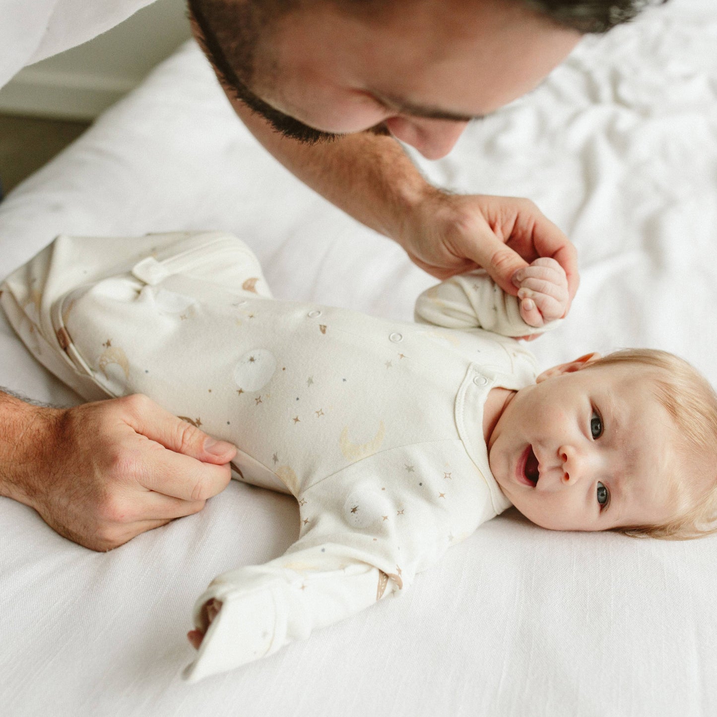 24 Hour Convertible Sleeper Baby Gown - Luna