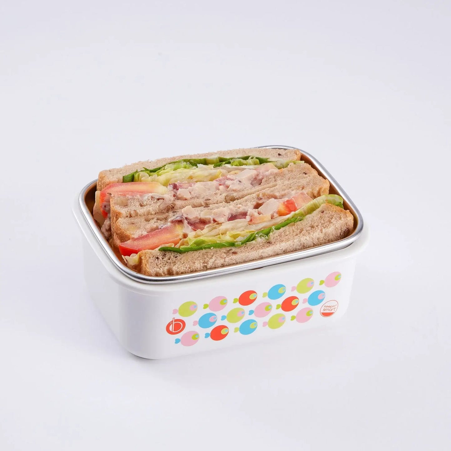 16 oz Stainless Steel Lunch Bento w/ Leakproof Lid