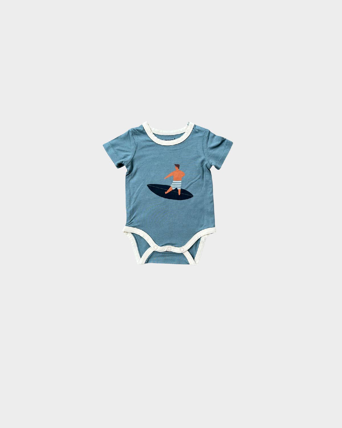 S24 D2: SS Bamboo Bodysuit in Surfing Boy