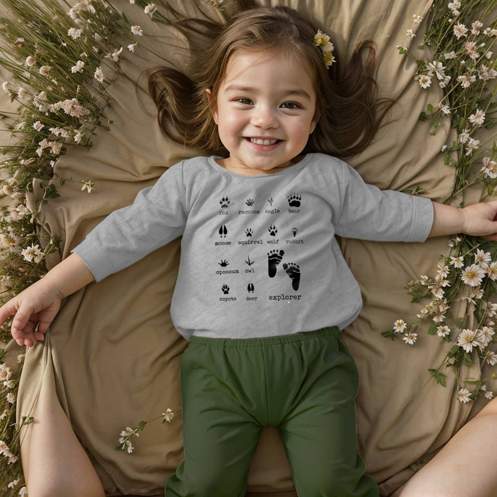 Woodland Explorer Animal Prints Unisex Outdoor Kid Clothing