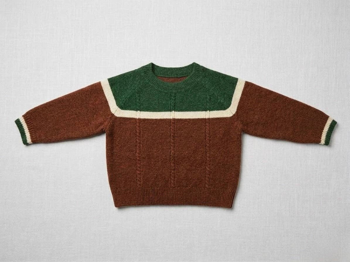 100% Merino Wool Kids Sweater: Heirloom Winter Knitwear