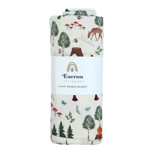 In the Woods Luxury Bamboo Blanket
