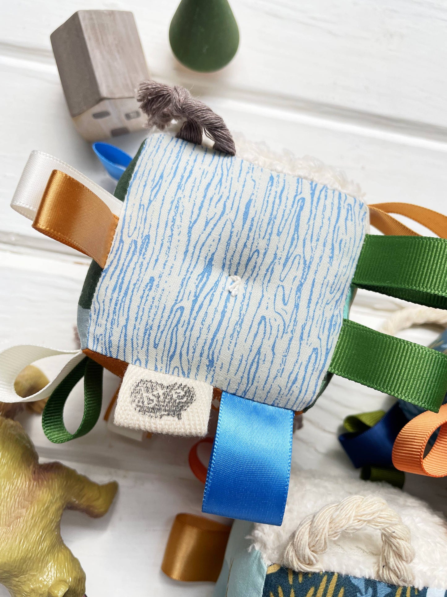 River Bear Tree Baby Block Sensory Toy