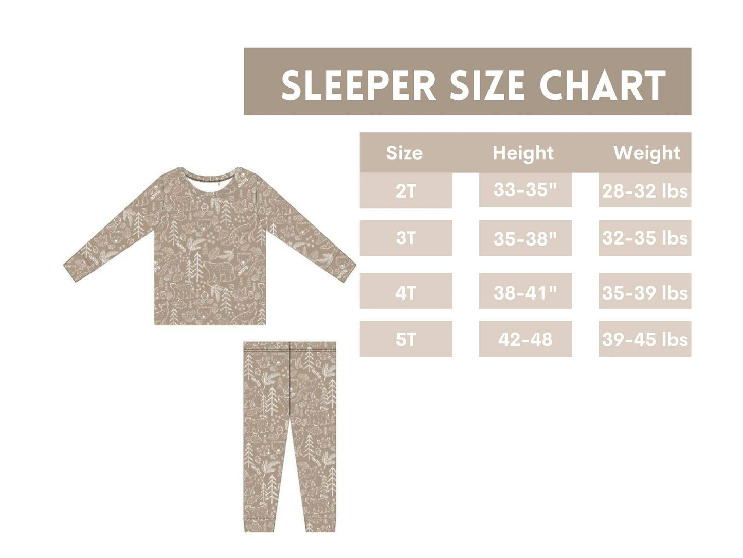 Bamboo Toddler Two-Piece Pajamas Butterflies