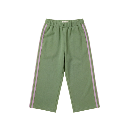 Side Stripe Track Pant - Sprout/Lilac