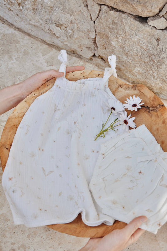 Baby / Kids Summer Flower  Muslin Dress 100% Cotton OEKO-TEX