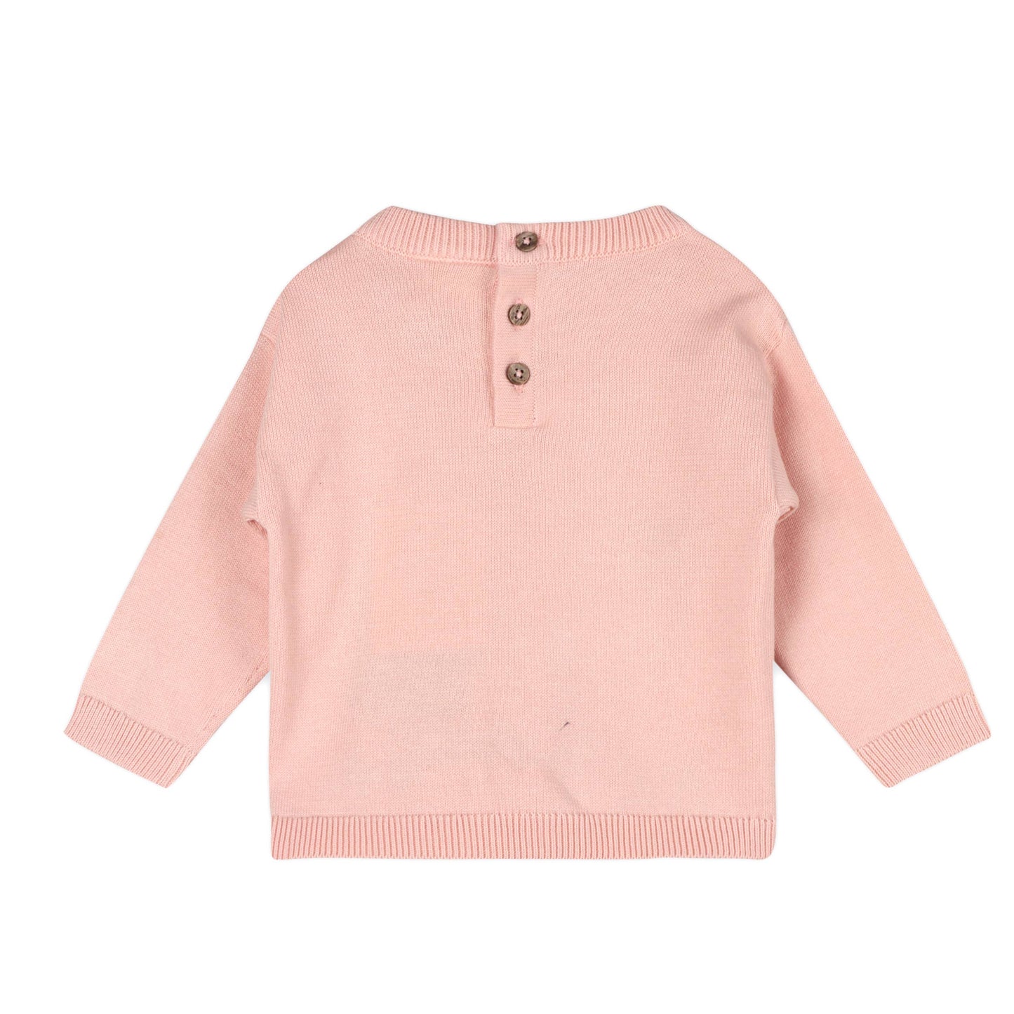 Farm Windmill Applique Sweater Knit Baby Pullover -Organic