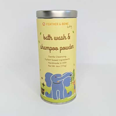Feather + Bone Bath Wash & Shampoo Powder