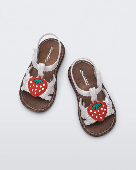 HIP SANDAL BABY - BRONZE/PEARL WHITE