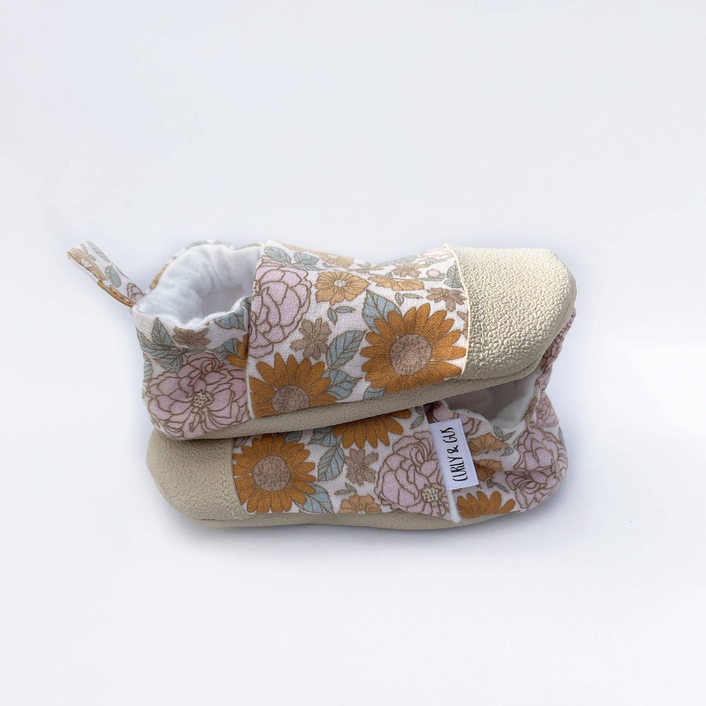 Retro Floral Baby Shoes