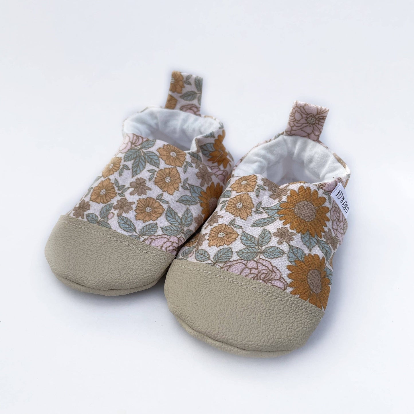Retro Floral Baby Shoes