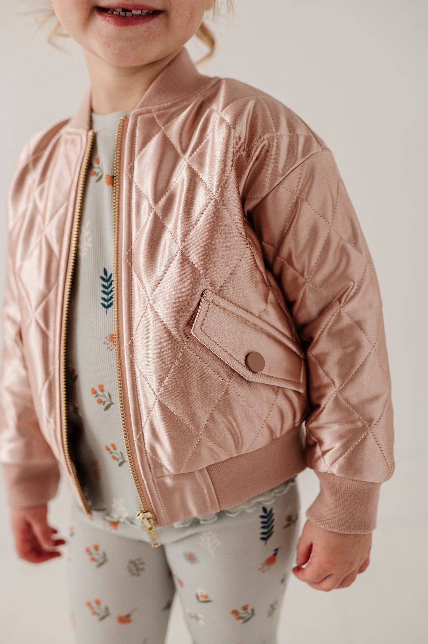 Quilted Bomber Jacket Baby and Kids Clothing Fall 2025