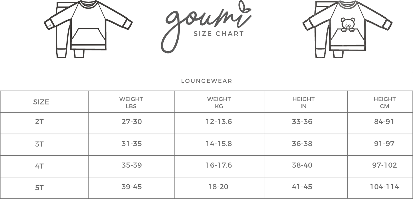 Viscose Bamboo + Organic Cotton Kids Jogger Set | Rose