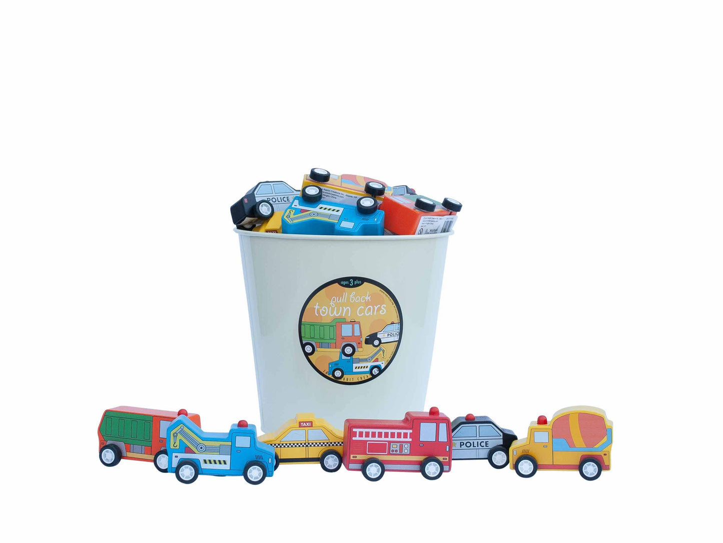 Pull Back Around Town Cars Refill - Set of 24