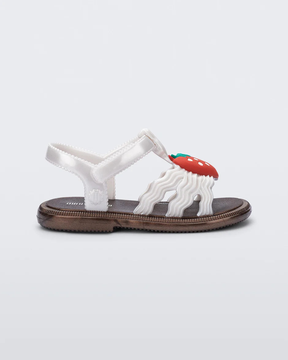 HIP SANDAL BABY - BRONZE/PEARL WHITE