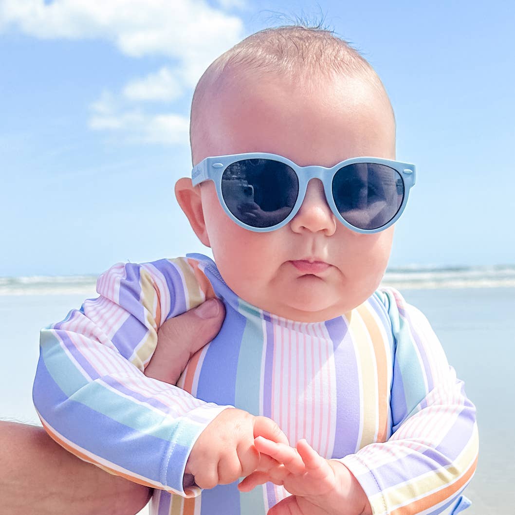 Round Sunglasses | Cloudy Blue