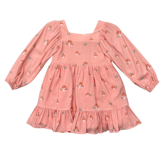 Babysprouts Girl's Long Sleeve Viscose Dress