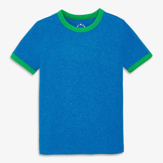 Kids heathered ringer tee