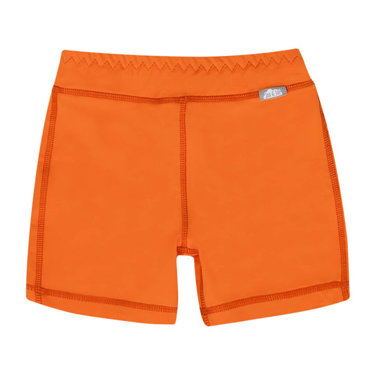 Tangerine | Kids UV Swim Trunks