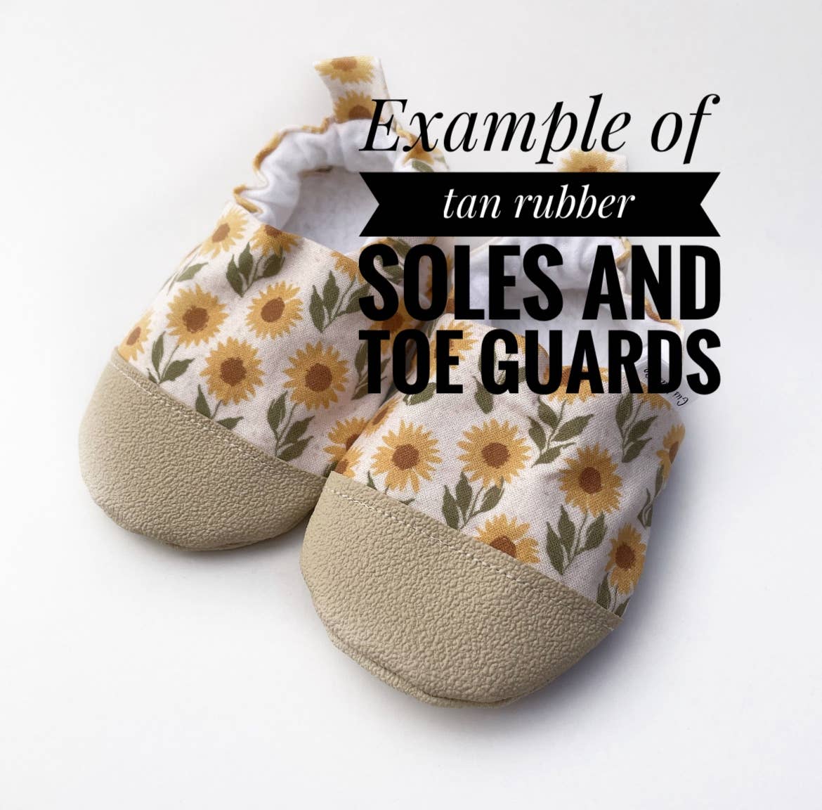 Sage Floral Baby Shoes