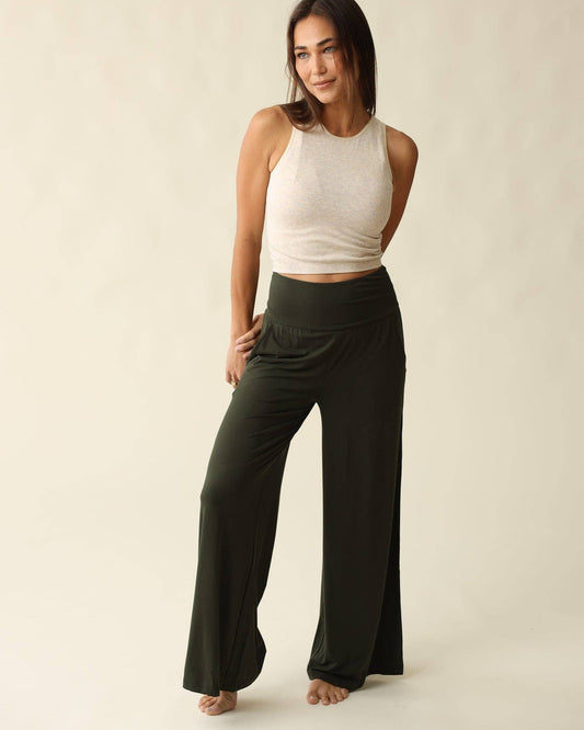 Bamboo Wide Leg Maternity & Postpartum Lounge Pant | Thyme