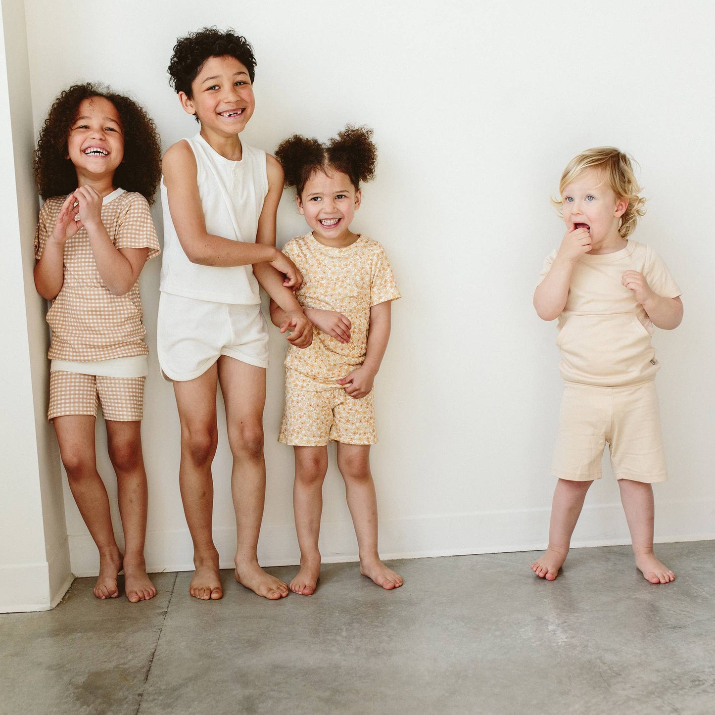 Viscose Bamboo + Organic Cotton Biker Set | Wildflowers