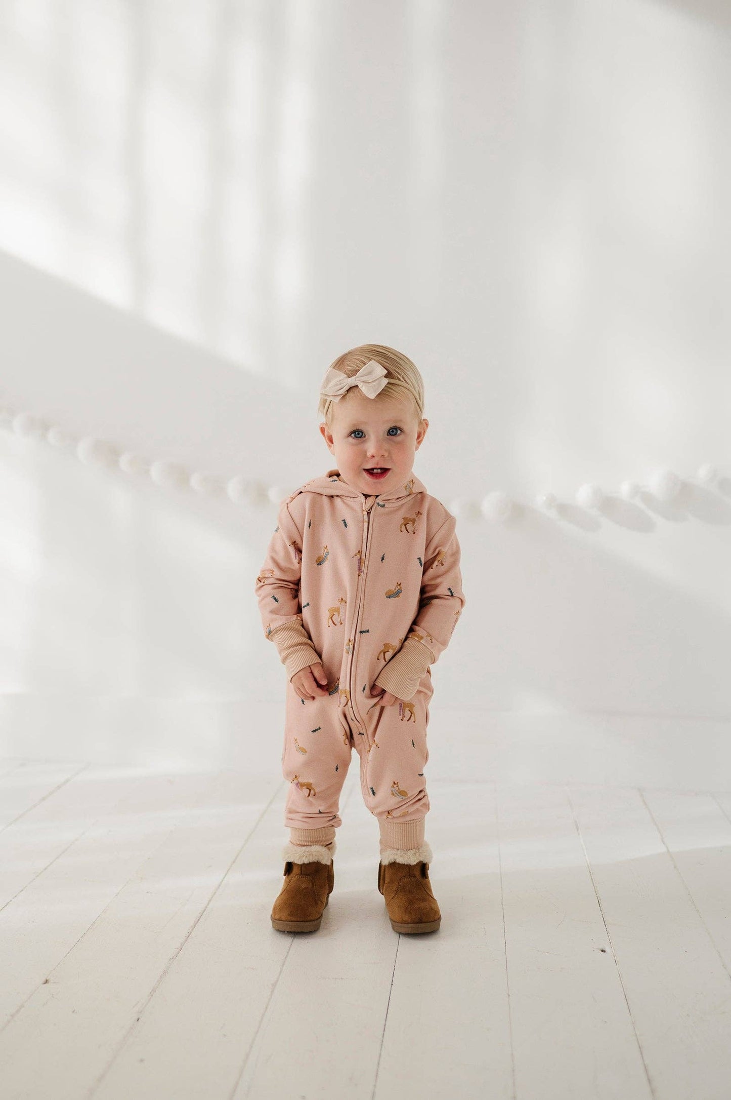 Terry Zip Romper Bamboo/Cotton Baby/Kids Clothing Fall 2025