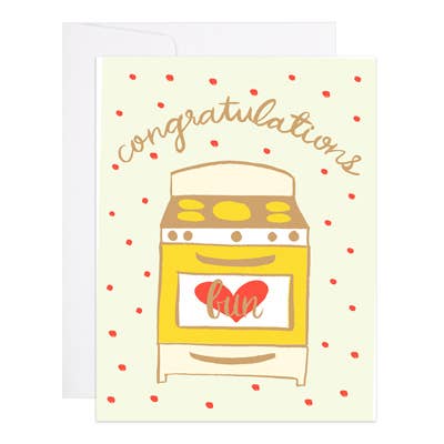 Bun in the Oven - Baby Shower Card