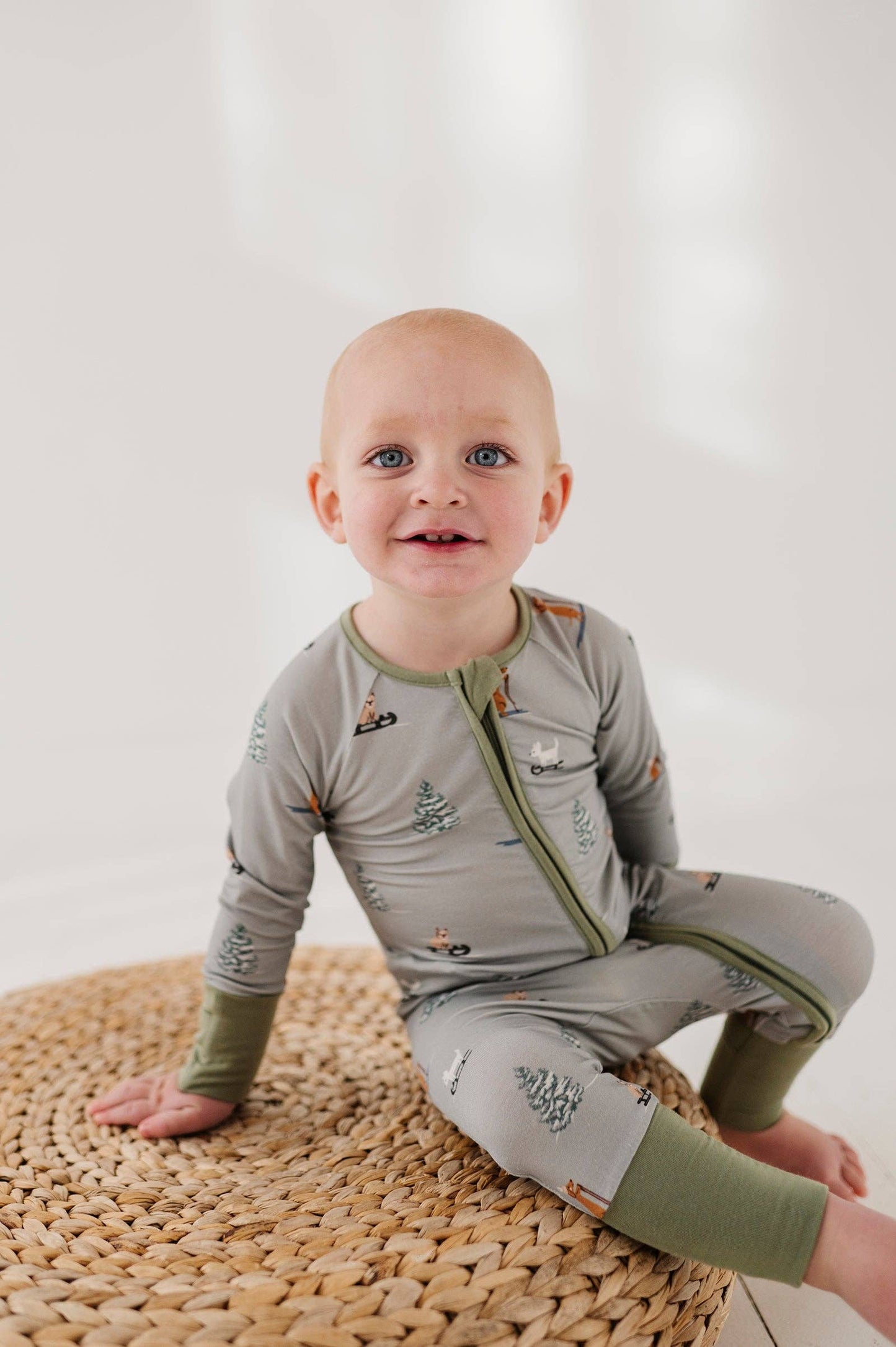 Long Sleeve Zip Romper Bamboo Baby/Kids Clothing Fall 2025