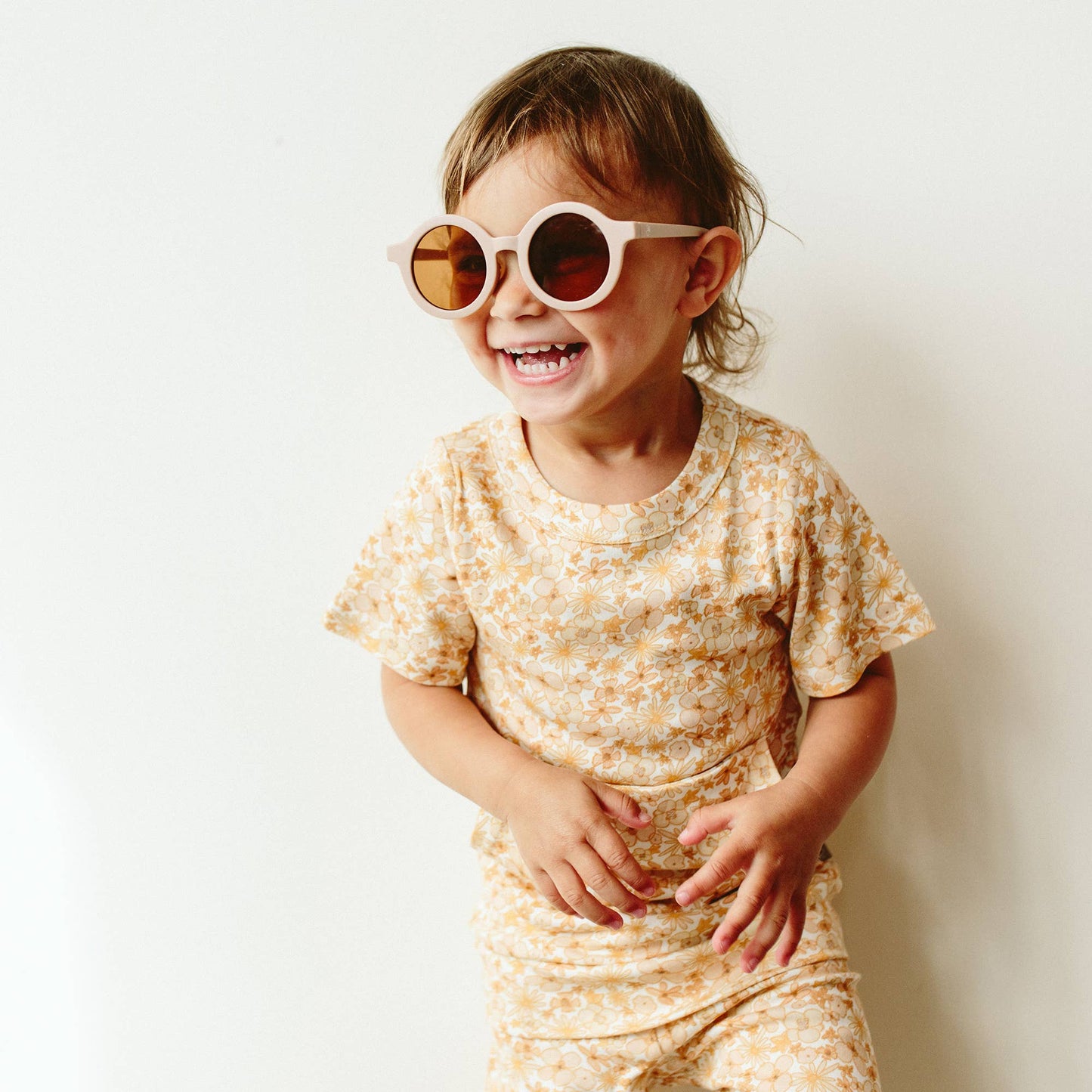 Viscose Bamboo + Organic Cotton Biker Set | Wildflowers