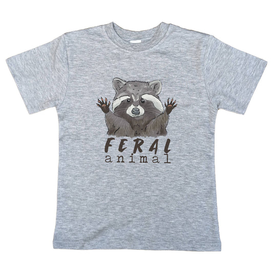 "Feral Animal" Raccoon Woodland Outdoor Kid Clothing Summer