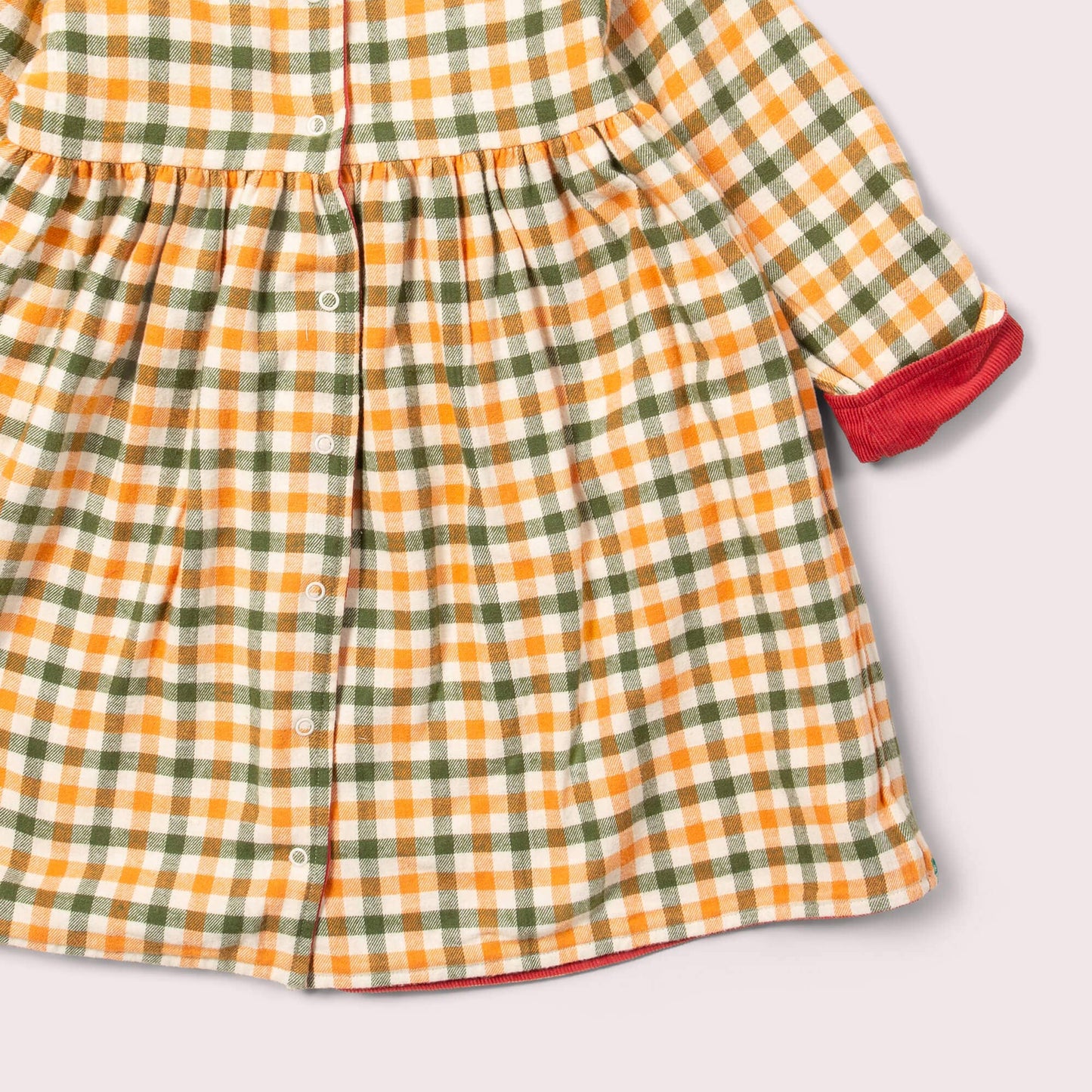 Holly Berry Reversible Corduroy Pocket Dress