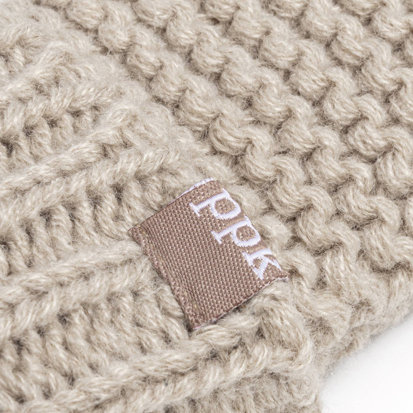 Knitted Mouse Mittens- Toddler / Little Kids - Oat Beige